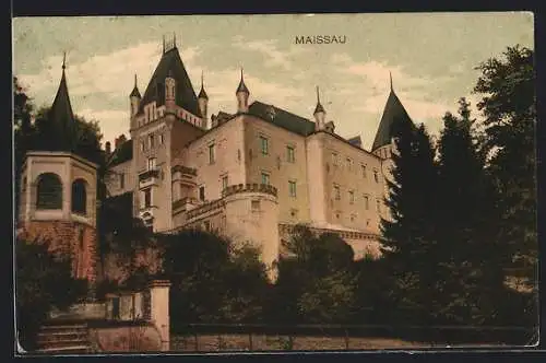 AK Maissau, Blick zum Schloss