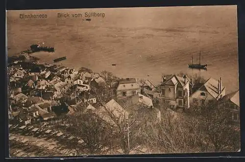 AK Hamburg-Blankenese, Blick vom Süllberg