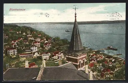 AK Hamburg-Blankenese, Blick über den gesamten Ort