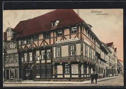 AK Göttingen, Gasthaus & Weinhandlung Junkernschänke