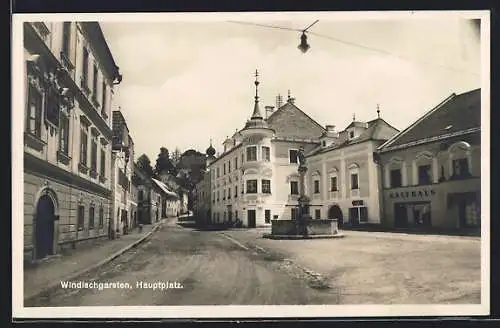 AK Windischgarsten, Kaufhaus, Rathaus, Hauptplatz