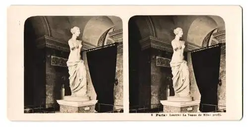 Stereo-Fotografie NPG, Berlin, Ansicht Paris, Louvre: La Venus du Milo