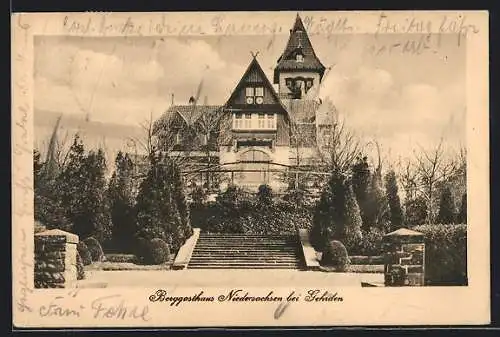 AK Gehrden / Hannover, Das Berggasthaus Niedersachsen