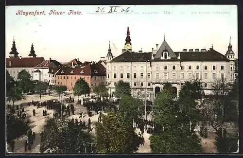 AK Klagenfurt, Blick auf den Neuen Platz