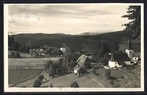 AK Trahütten b. Deutschlandsberg, Ortsansicht aus der Vogelschau