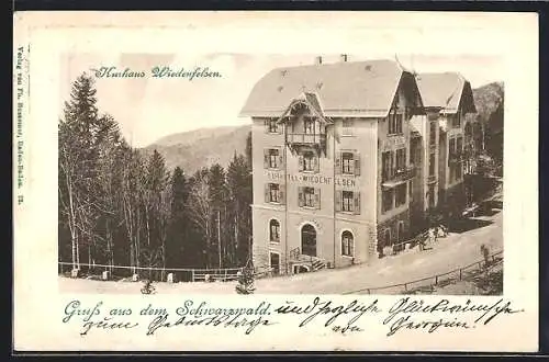 AK Wiedenfelsen /Schwarzwald, Kurhotel, Kurhaus