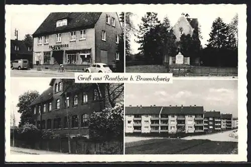 AK Rautheim b. Braunschweig, Spar v. Fr. Hornburg, Hauptstrasse 25, Siedlung