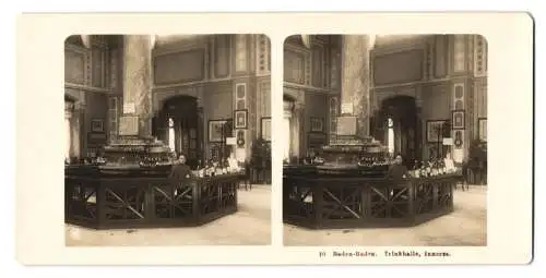 Stereo-Fotografie NPG, Berlin, Ansicht Baden-Baden, Innenansicht der Trinkhalle