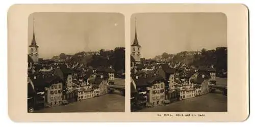 Stereo-Fotografie NPG, Berlin, Ansicht Bern, Blick auf die Aare