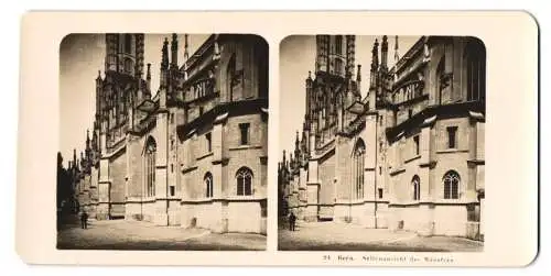 Stereo-Fotografie NPG, Berlin, Ansicht Bern, Seitenansicht des Münsters