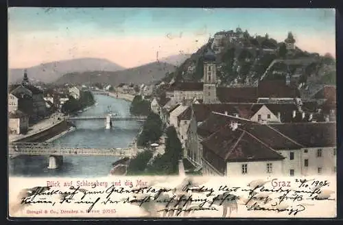 AK Graz, Schlossberg und die Mur