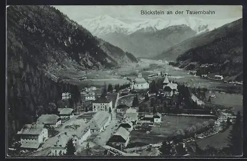 AK Böckstein an der Tauernbahn, Teilansicht mit Kirche