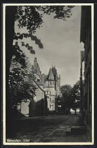 AK Gerolstein /Eifel, Partie am Bahnhof