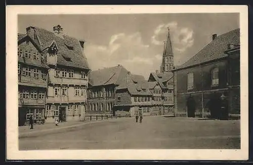 AK Braunschweig, Ruhfäutchenplatz vor Durchbruch der Casparistrasse