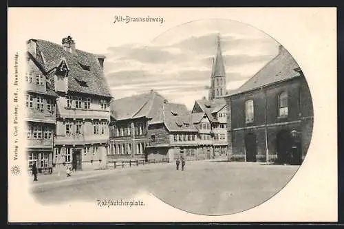 AK Braunschweig, Strasse am Ruhfäutchenplatz