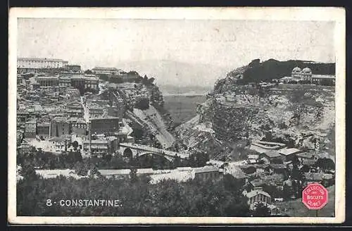 AK Constantine, Teilansicht mit Brücke