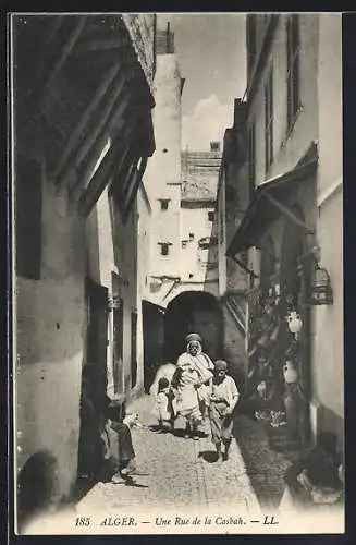 AK Alger, Une Rue de la Casbah