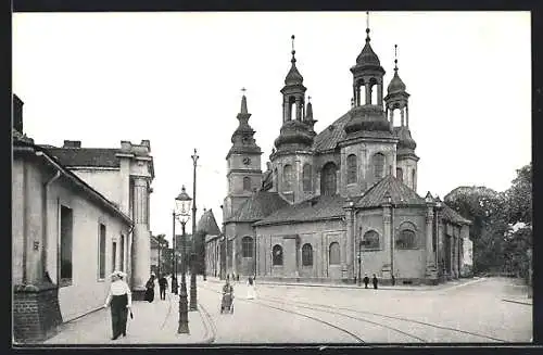 AK Posen / Poznan, Blick zum Dom