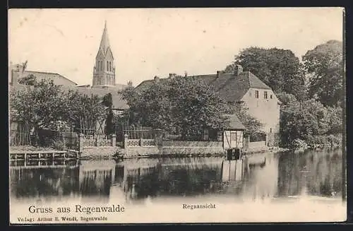 AK Regenwalde, Ansicht der Rega