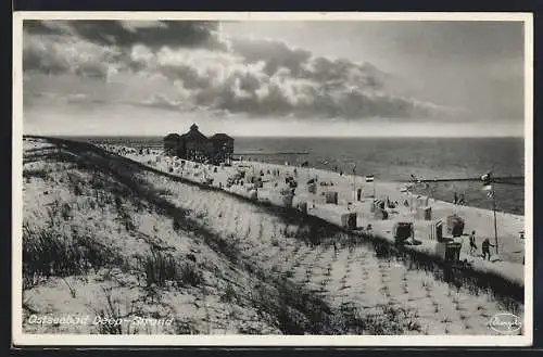 AK Ostseebad Deep, Blick auf den Strand