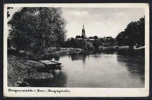 AK Regenwalde, Blick über die Rega