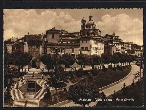 AK Macerata, Viale Trieste, Porta Convitto