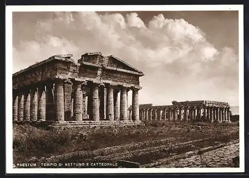 AK Paestum, Tempio di Nettuno e Cattedrale