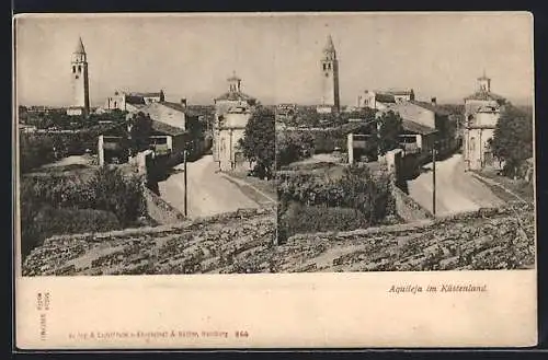 Stereo-AK Aquileja, Partie im Küstenland