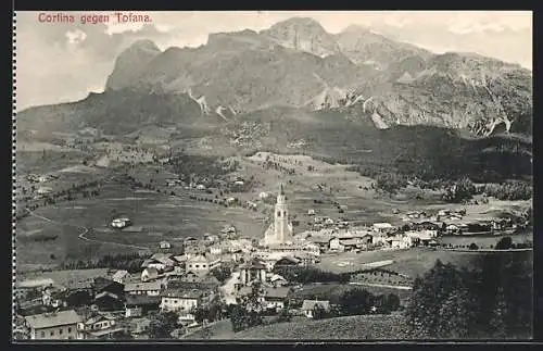 AK Cortina, Ortsansicht gegen Tofana