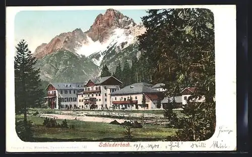 AK Schluderbach, Panorama