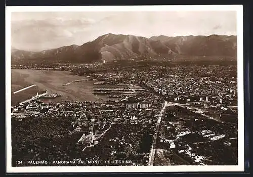 AK Palermo, Panorama dal Monte Pellegrino