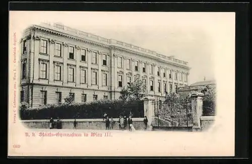 AK Wien, K. k. Staats-Gymnasium