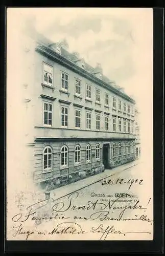 AK Wien, Haus Wickenburggasse 13