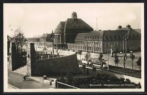 AK Dortmund, Hauptbahnhof mit Freistuhl