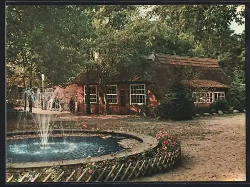 AK Thüle / Friesoythe, Tierpark, Cafe Worberg