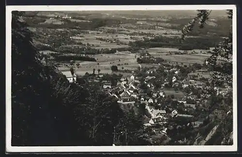 AK Schwanberg, Teilansicht mit Kirche