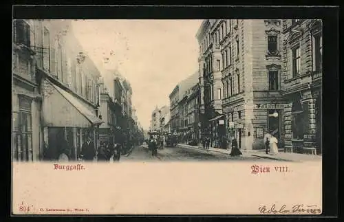 AK Wien, Redaktion der Volkstribüne in der Burggasse