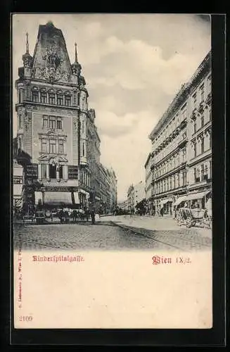 AK Wien, Café Hoffmann in der Kinderspitalgasse