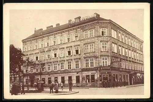 AK Wien, Hotel Westbahn, Bes. Julius Konrad, Pelzgasse 1