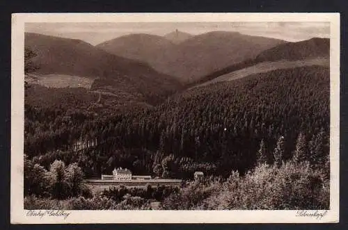 100350 Ansichtskarte Oberhof Gehlberg Schneetiegel Schneekopf