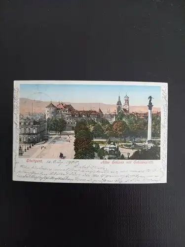 Stuttgart Altes Schloss mit Schlossplatz 410396 gr