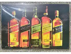 Red Label Black Label Whiskey Schild 30x20 70001