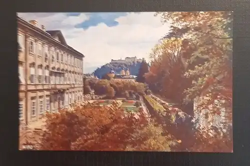 Salzburg Mirabellgarten und Festung 650104 Ga E