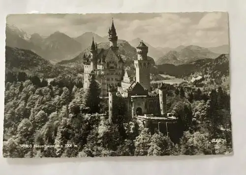 AK, Schloss Neuschwanstein, Festung, Allgäu (20010 BW)