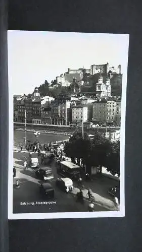 Salzburg Staatsbrücke Salzach Festung Automobile JW 165575