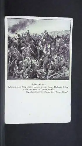 Kriegsbilder Sieg bei Drina Österreichische Armee JW 165444