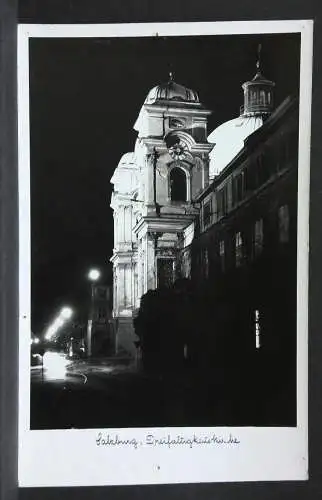 Salzburg Dreifaltigkeitskirche bei Nacht JW 6391