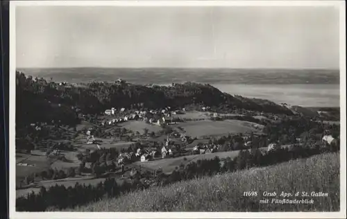 Grub AR Grub AR St Gallen Fuenflaenderblick x / Grub AR /Bz. Vorderland