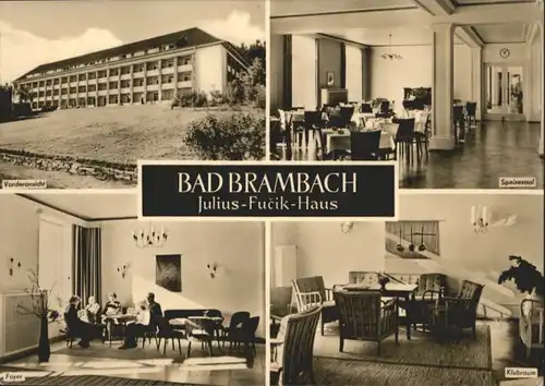 Bad Brambach Bad Brambach Julius Fucik Haus x / Bad Brambach /Vogtlandkreis LKR