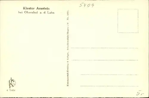 Arnstein Kloster Obernhof Lahn *